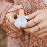 Rose Gold Opal Windsor Ring - womens jewellery by indie and harper
