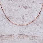Rose Gold Snake Chain Necklace - womens jewellery by indie and harper
