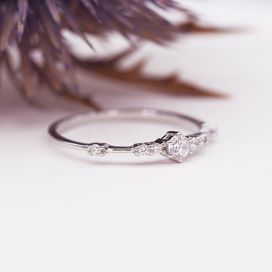 Silver Astrophel Ring - womens jewellery by indie and harper