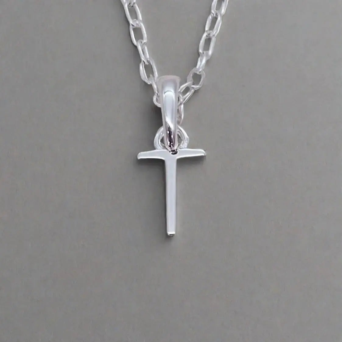 silver initial t necklace - sterling silver initial necklace by womens jewellery brands indie and harper