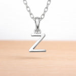 sterling silver initial y pendant on a sterling silver chain