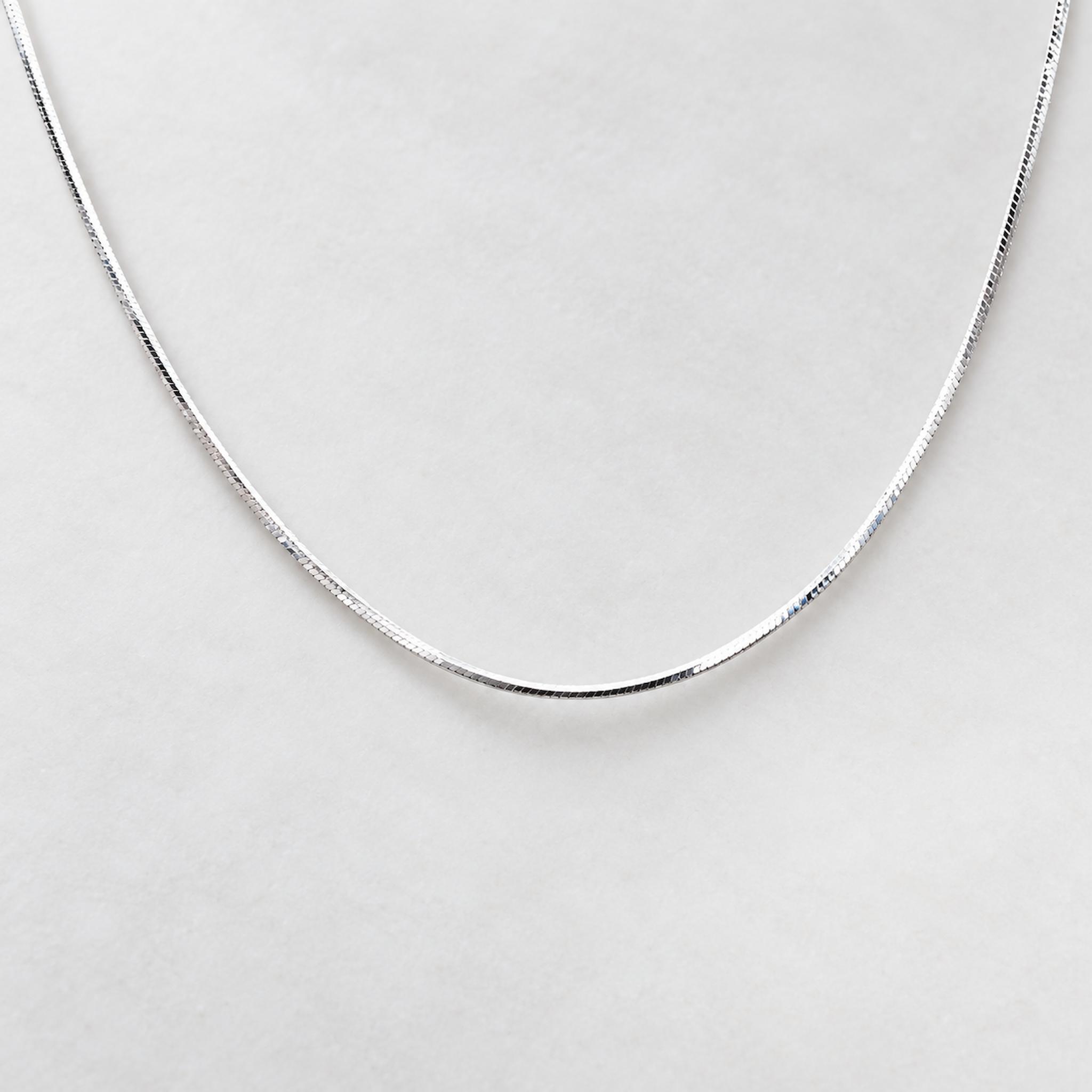 Indie and Harper Dainty Sterling Silver snake chain Necklace