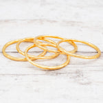 Thin Gold Stacker Ring - womens jewellery by indie and harper