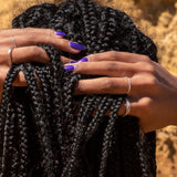 Thin Twist Stacker Ring - womens jewellery by indie and harper