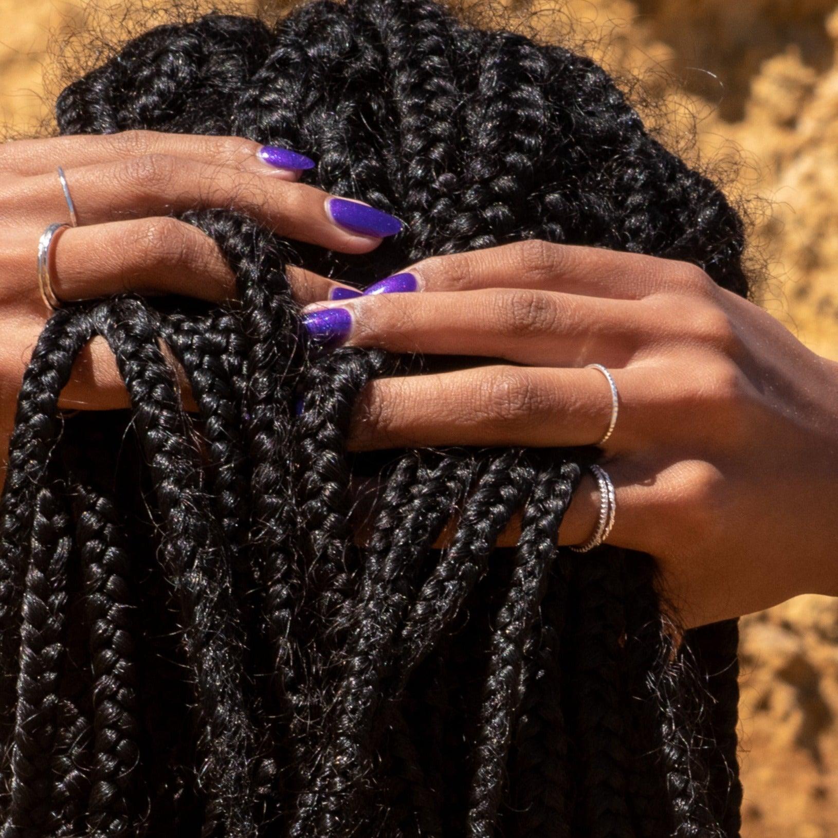 Thin Twist Stacker Ring - womens jewellery by indie and harper
