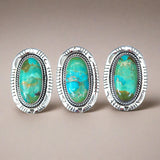 Turquoise Folk Ring - womens jewellery by indie and harper
