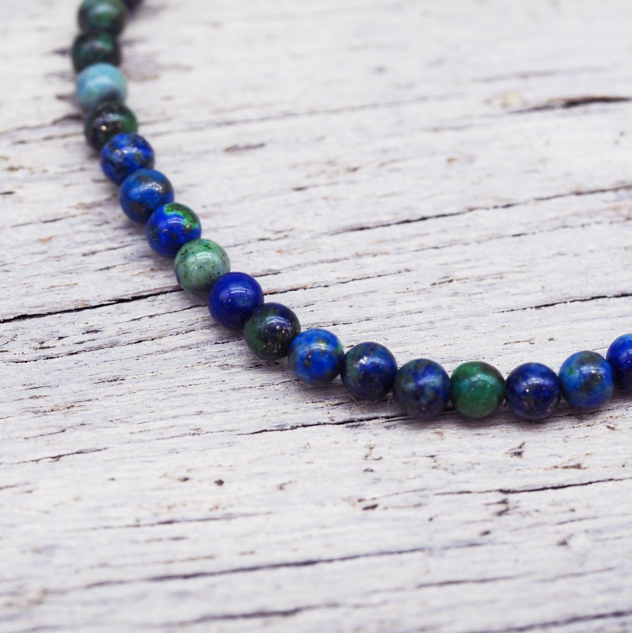 Natural lapis Beaded Bracelet - beaded jewelry by australian jewellery brands indie and harper