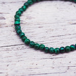 Natural malachite Beaded Bracelet - beaded jewelry by Australian jewellery brands indie and harper