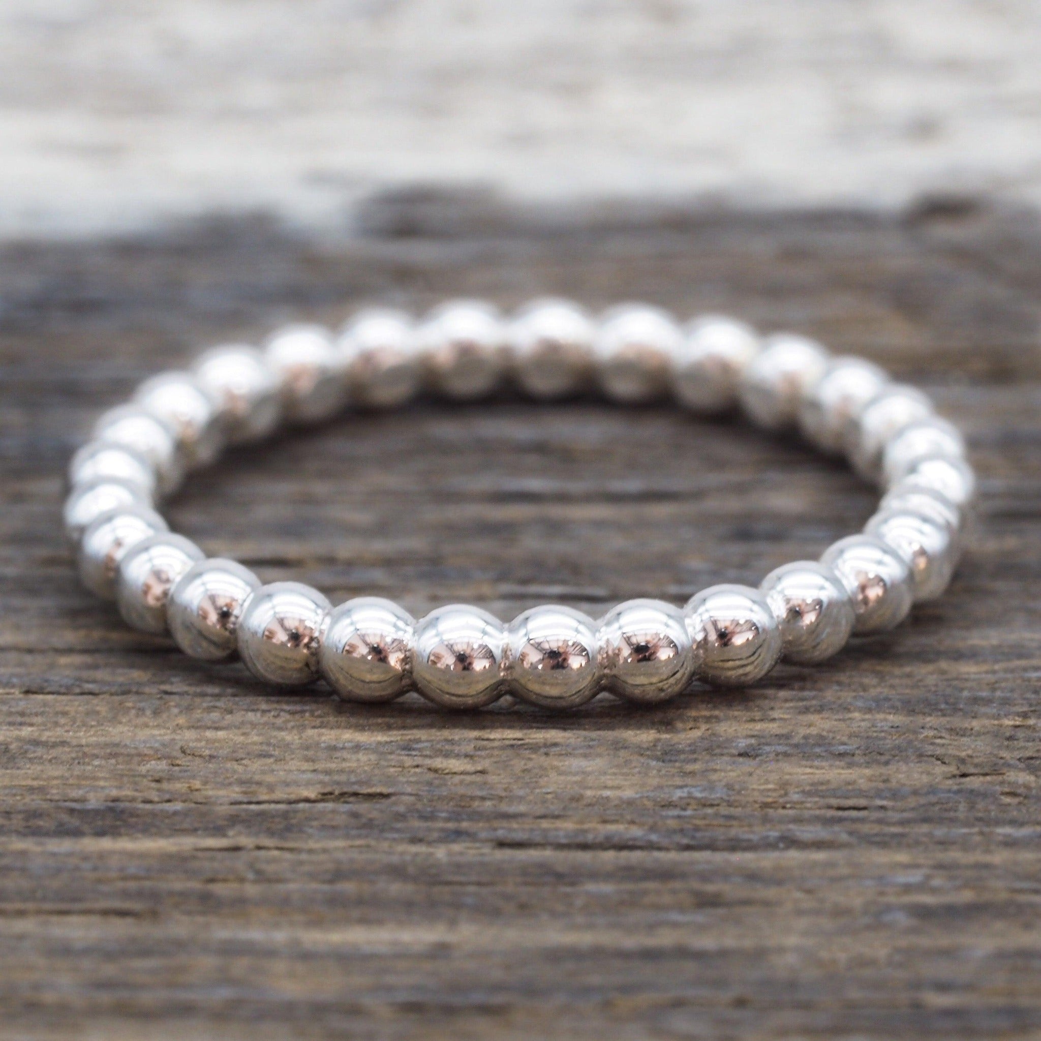 sterling silver ring - womens silver stacker rings by australian jewellery brands indie and Harper