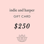 $250 Indie and Harper Gift Card - womens jewellery by indie and harper
